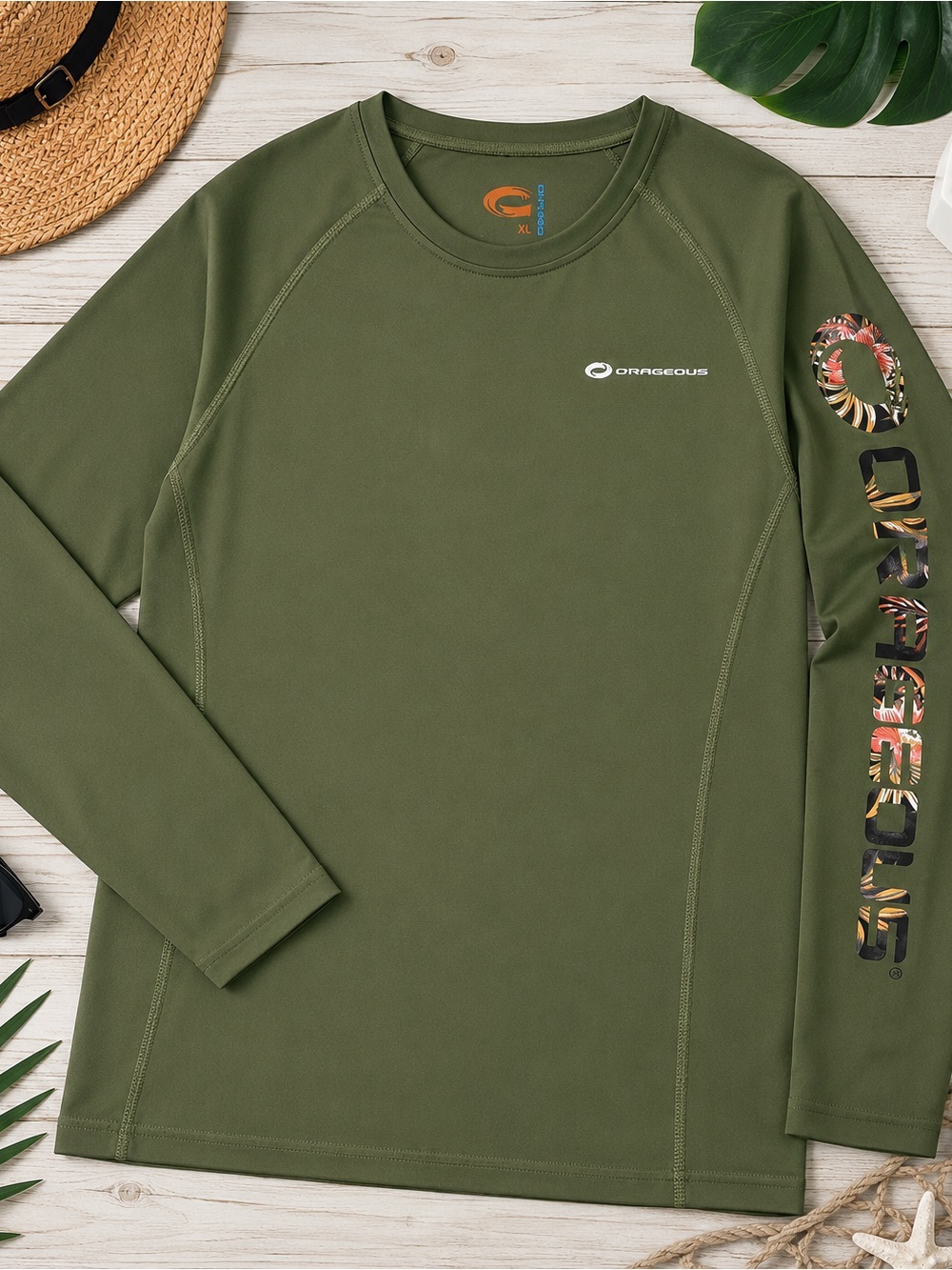 O’RAGEOUS Women's Long Sleeve Olive Performance Top